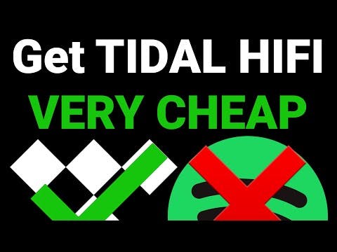 Lossless Music Cheaper than Spotify or Apple Music - How to Get Tidal for $1 per month