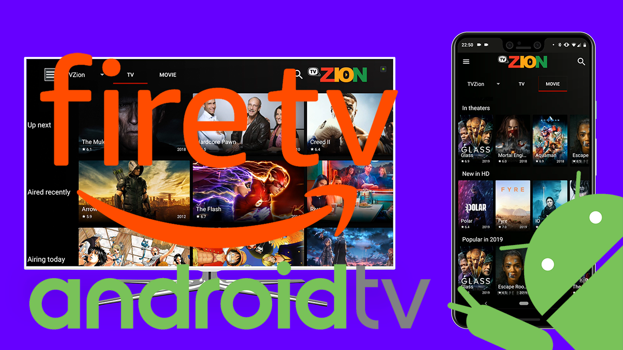 TVZion - A Great Popcorn Time and Showbox Alternative - Android TV, Amazon Fire TV and Android