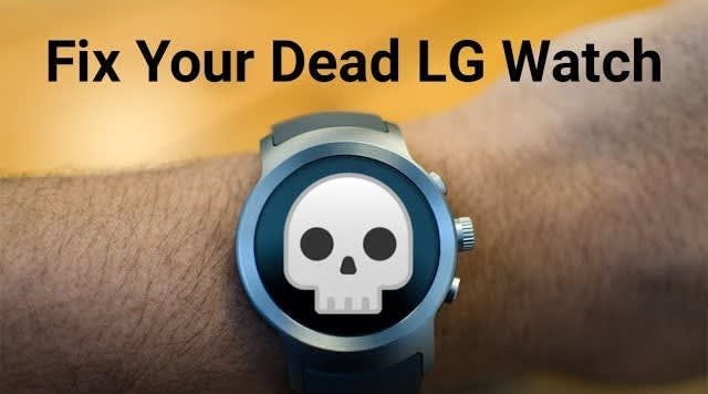 How to Fix your broken LG Wear OS Watch (W288, W281 and W280)